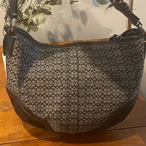 Vintage coach boho bag